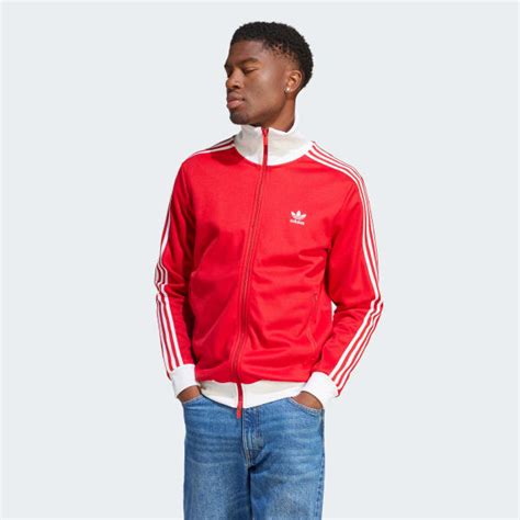 ADIDAS ORIGINALS Jacke M in Rot 